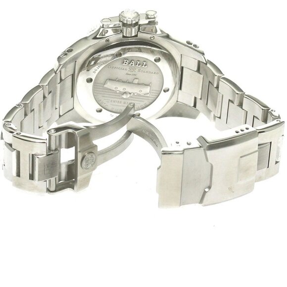 BALLWATCH Engineer Hydrocarbon DG1016A-SJ-BK GMT Black Dial Auto Men's - Picture 7 of 7